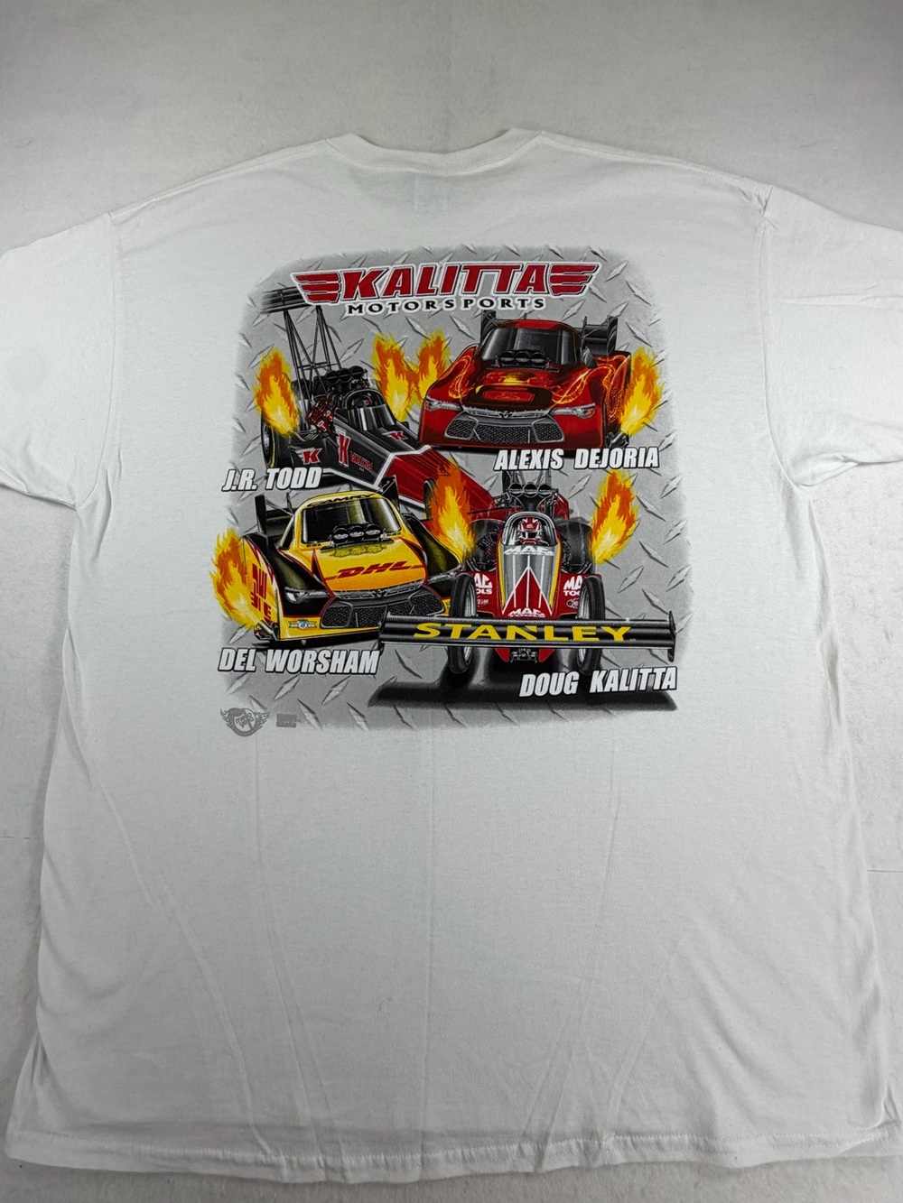 Kalitta Motorsports NHRA Racing T‎ Shirt XL Alexis DeJoria JR Todd White